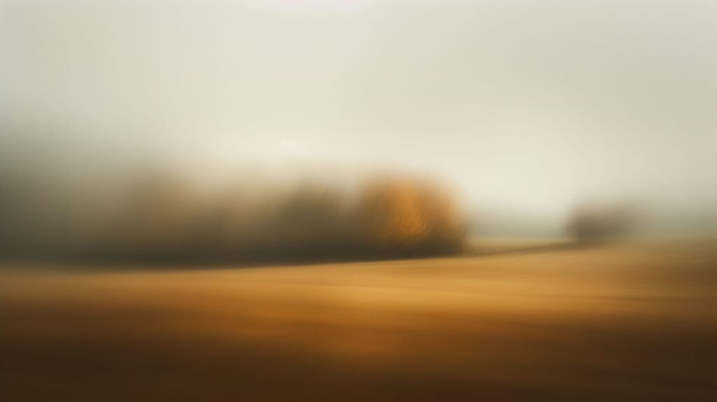 A landscape blurred beyond recognition, symbolizing the disorienting and clouding effects in what is depressants.