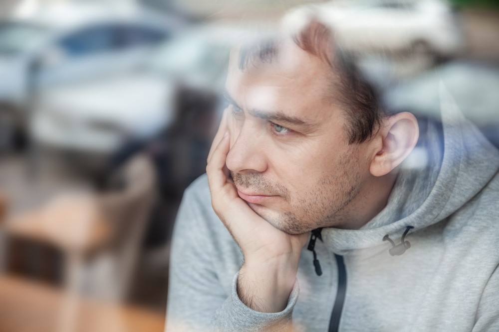 Man in addiction recovery trying to keep his peace post rehab